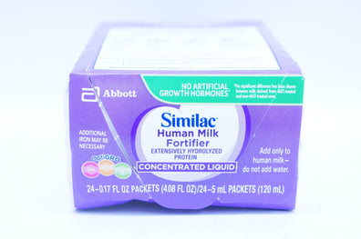 Abbott C4549-02 Similac Human Milk Fortifier 24 - 0.17 FL oz (x) - Box of 20